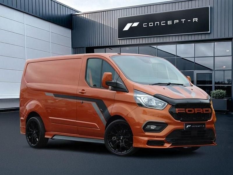 Used Ford Transit Custom Limited 130 HP (95 kW) 2021 Orange Van