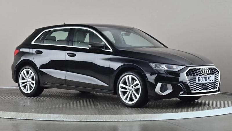 Black Used 2020 Audi A3 Sport Hatchback | £19,998 (Fair price) - Image 1/4