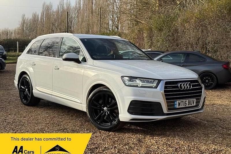 White Used 2015 Audi Q7 S-Line SUV | £20,500 (Fair price) - Image 1/1