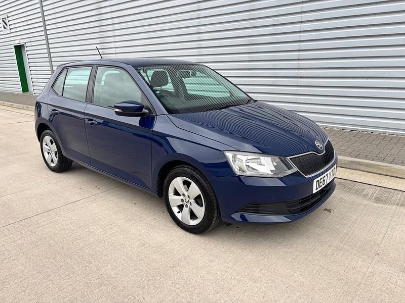 Used Skoda Fabia SE 95 HP (69 kW) 2017 Blue Hatchback