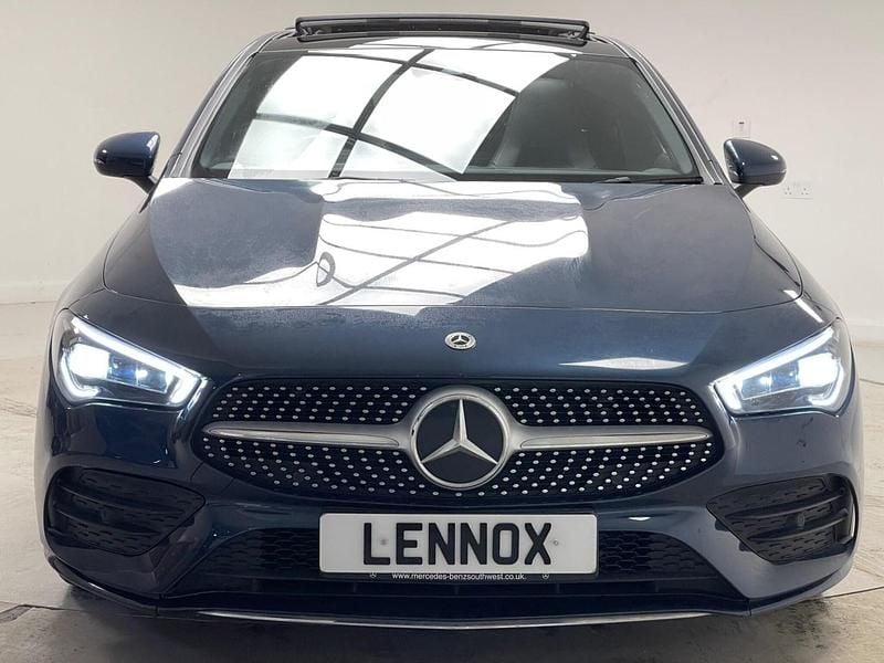 Used Mercedes CLA180 AMG Line Premium Plus 136 HP (100 kW) 2021 Blue Sedan