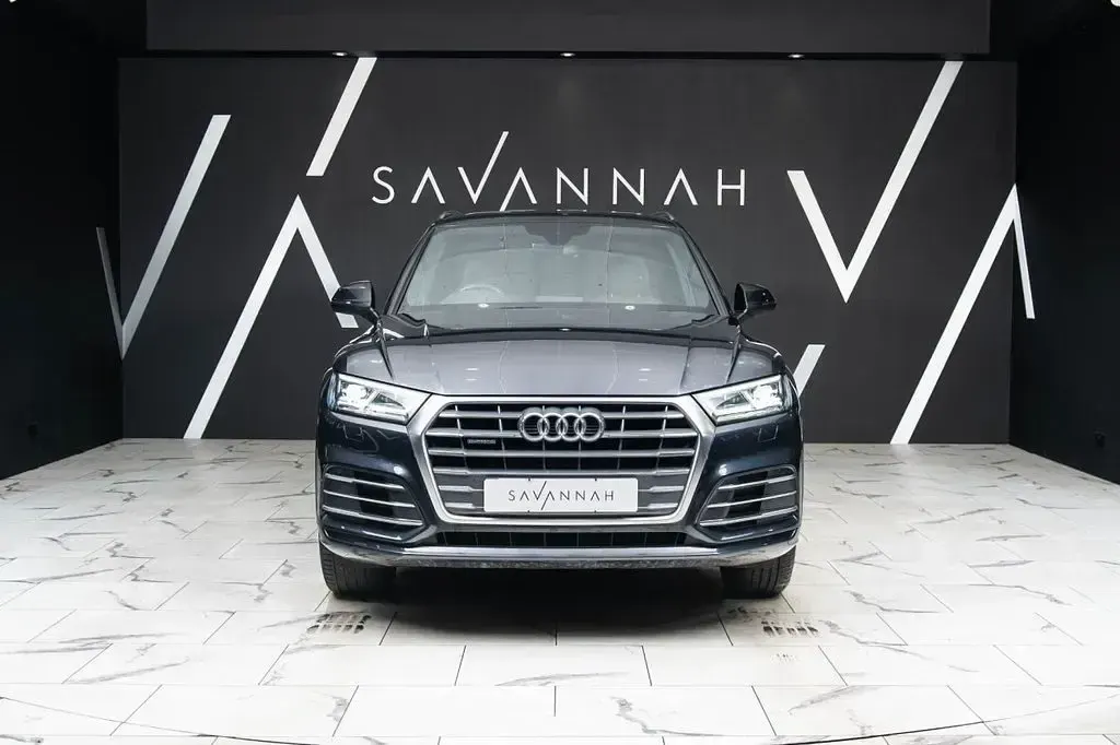 Used Audi Q5 S-Line 252 HP (185 kW) 2018 Blue SUV