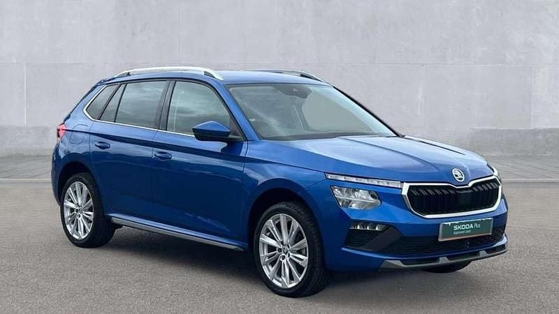 Race blue Used 2024 Skoda Kamiq SE L SUV | £19,480 (Fair price) - Image 1/4