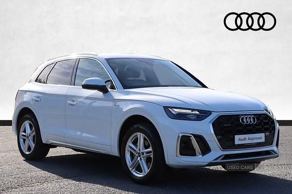 White Used 2024 Audi Q5 S-Line SUV | £39,490 (Fair price) - Image 1/4