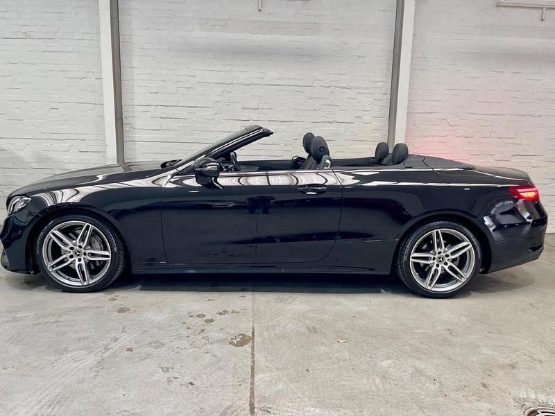 Used Mercedes E220 AMG line 2018 Black Cabriolet