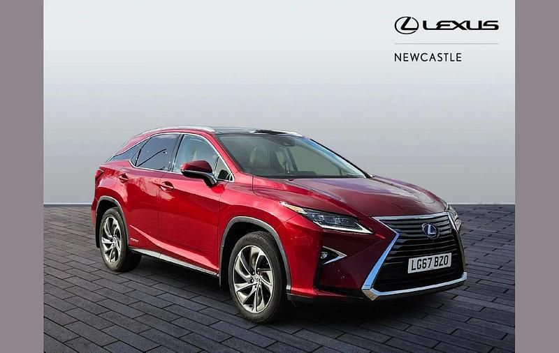 Used Lexus RX450h 308 HP (226 kW) 2017 Red SUV