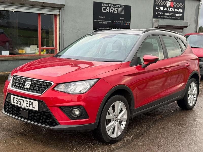Used Seat Arona SE Technology 95 HP (69 kW) 2017 Red SUV