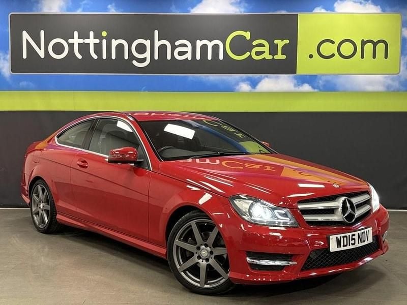 Used Mercedes C220 Sport Edition 170 HP (125 kW) 2015 Red Coupe