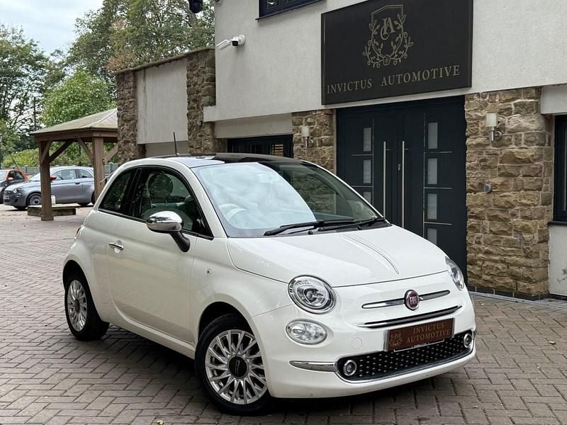 White Used 2017 Fiat 500 Lounge Hatchback | £4,480 (Good price) - Image 1/4