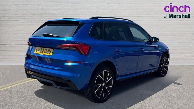 Used Skoda Kamiq Monte Carlo 110 HP (80 kW) 2022 Blue SUV
