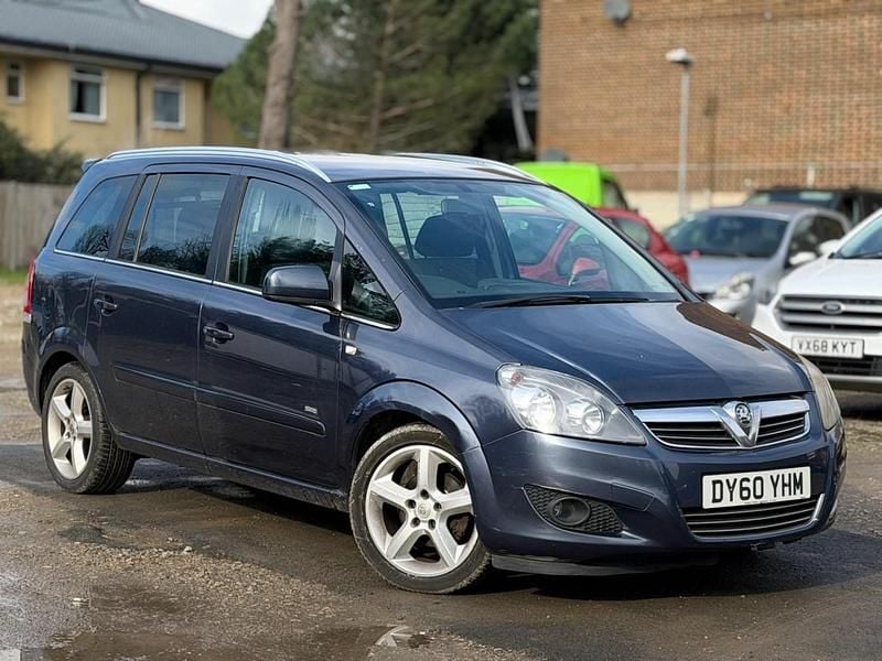 Used Vauxhall Zafira SRi 140 HP (102 kW) 2010 Blue MPV