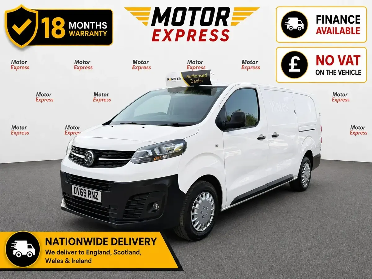 Used Vauxhall Vivaro 100 HP (73 kW) 2019 White MPV