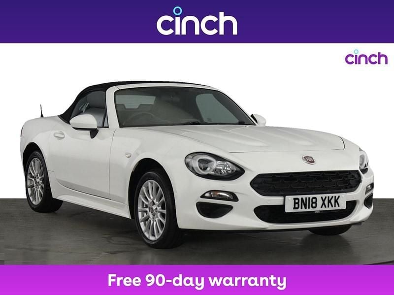 White Used 2018 Fiat 124 Spider Classica Cabriolet | £11,299 (Fair price) - Image 1/3