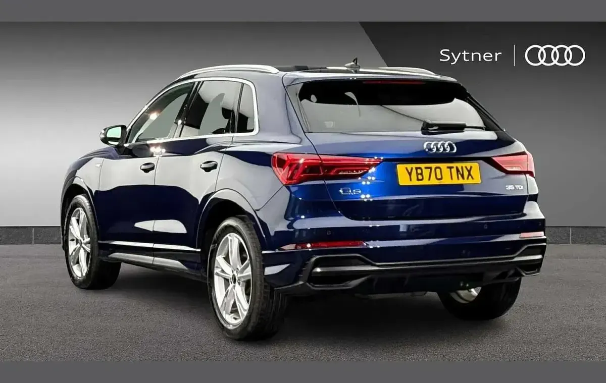 Used Audi Q3 S-Line 150 HP (110 kW) 2020 Blue SUV