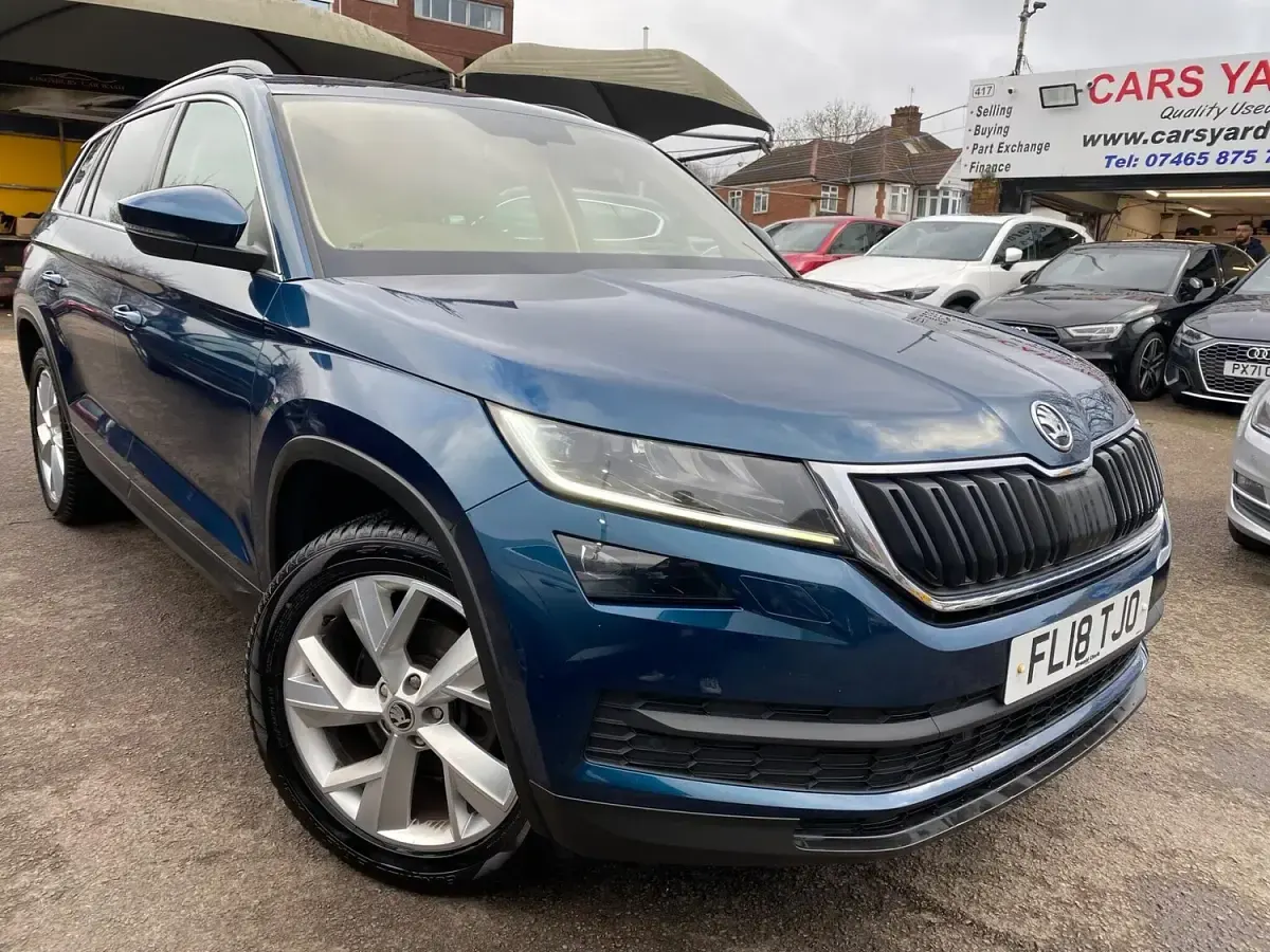 Used Skoda Kodiaq SE L 150 HP (110 kW) 2018 Blue SUV