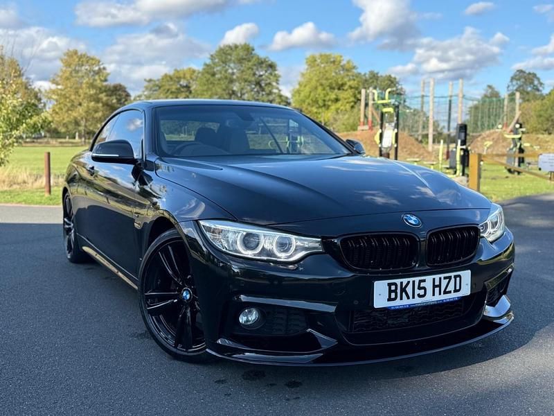 Black Used 2015 BMW 420 M Sport Cabriolet | £12,495 (Good price) - Image 1/4