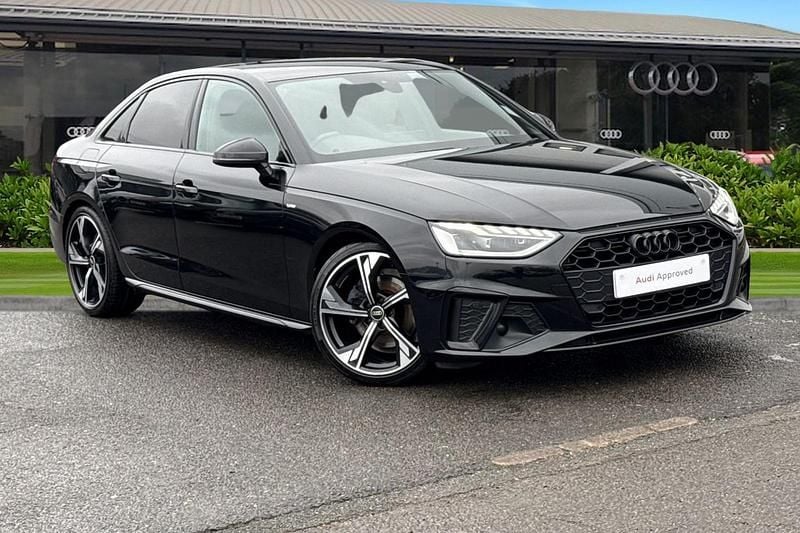 Used Audi A4 Black Edition 163 HP (119 kW) 2022 Black Sedan