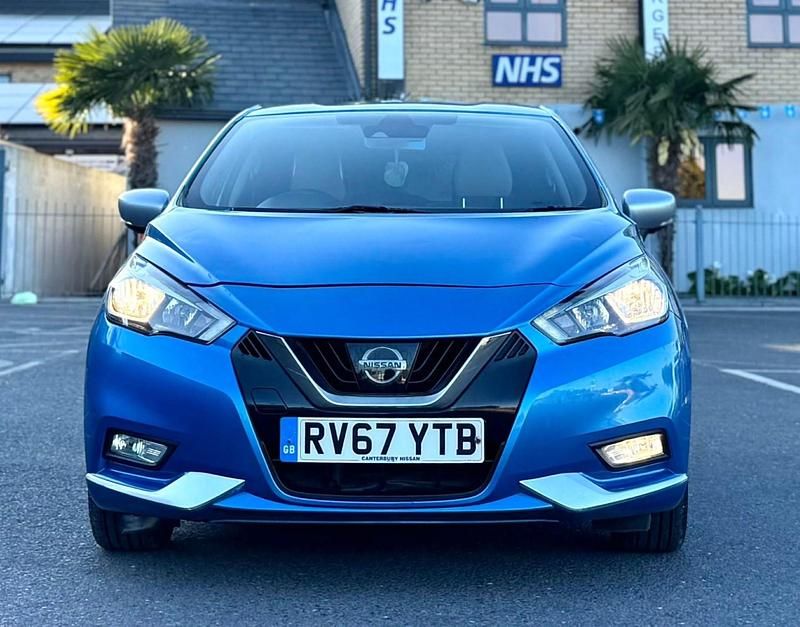 Usado Nissan Micra N-Connecta 2017 Azul Citadino