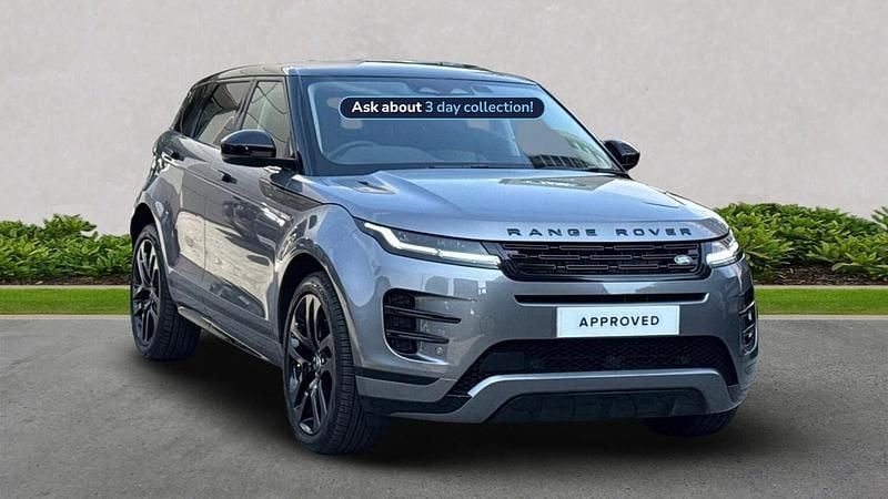 Grey Used 2025 Land Rover Range Rover evoque SE Dynamic Estate | £42,489 (Expensive) - Image 1/4