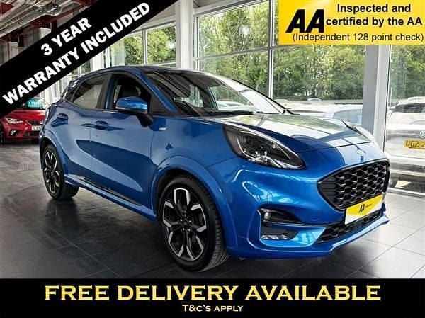 Blue Used 2021 Ford Puma ST-Line X SUV | £14,995 (Fair price) - Image 1/1