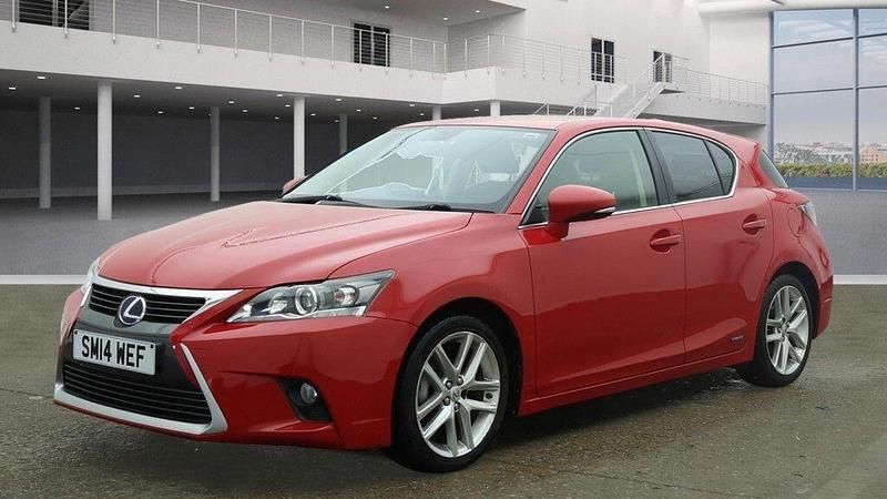 Red Used 2014 Lexus CT200h Hatchback | £8,499 (Fair price) - Image 1/4