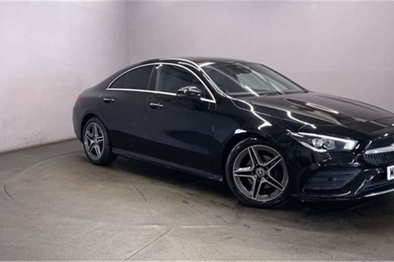 Black Used 2020 Mercedes CLA180 AMG line Sedan | £20,499 (Good price) - Image 1/4