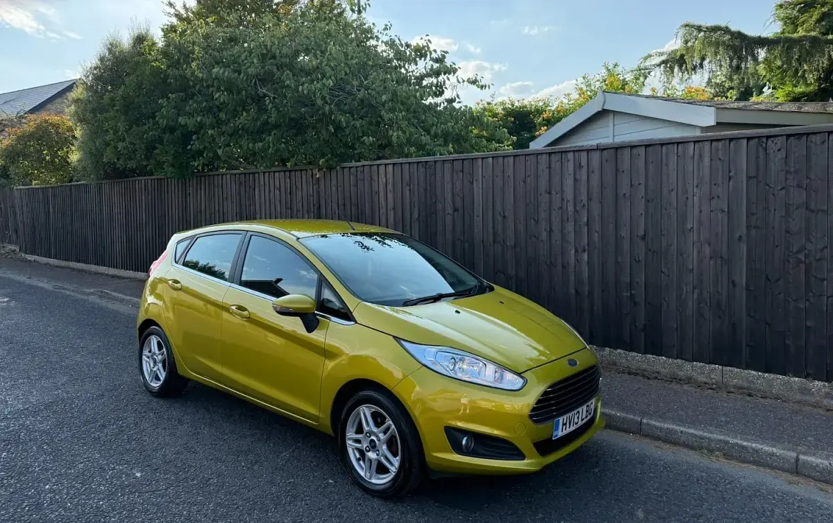 Used Ford Fiesta Zetec 2013 Yellow Hatchback