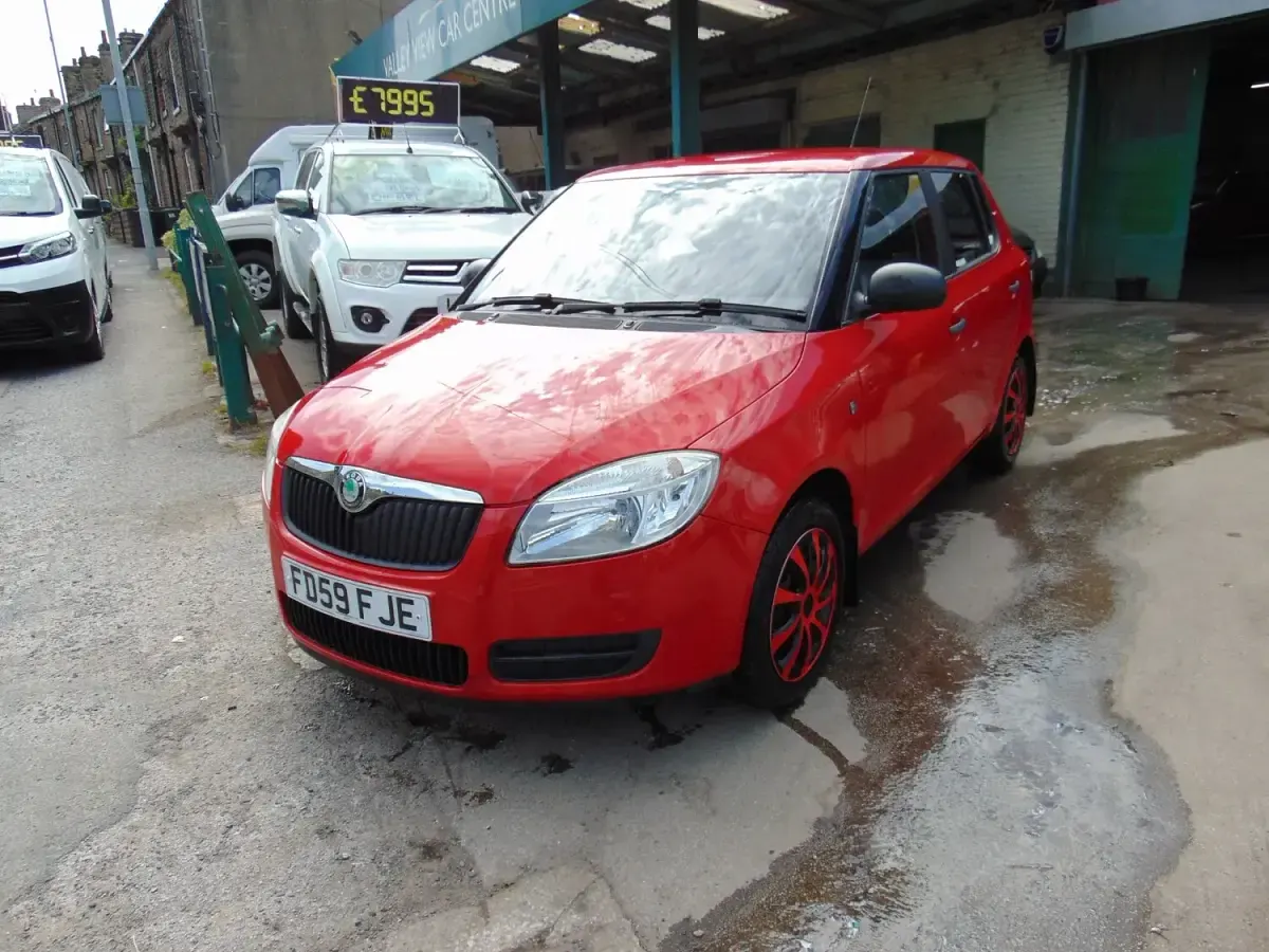 Used Skoda Fabia 2009 Red Hatchback