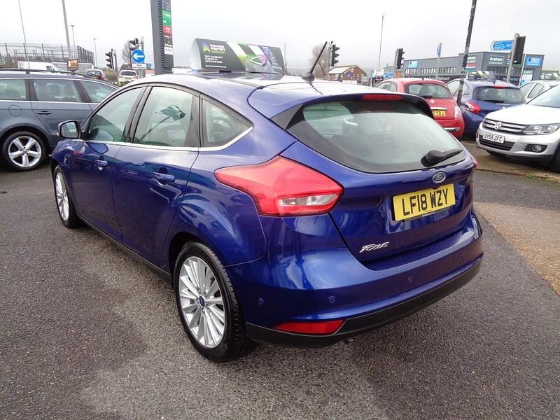 Used Ford Focus Titanium X 120 HP (88 kW) 2018 Blue Hatchback
