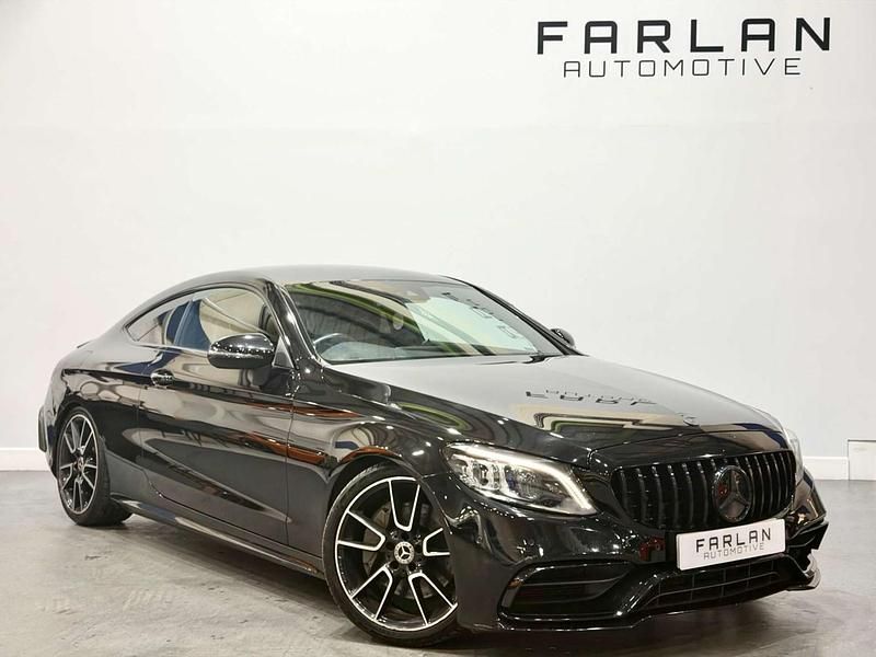 Black Used 2018 Mercedes C300 AMG Line Premium Coupe | £16,450 (Fair price) - Image 1/4