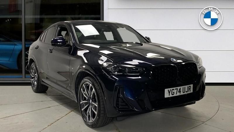 Black Used 2024 BMW X4 M Sport SUV | £44,850 (Good price) - Image 1/4