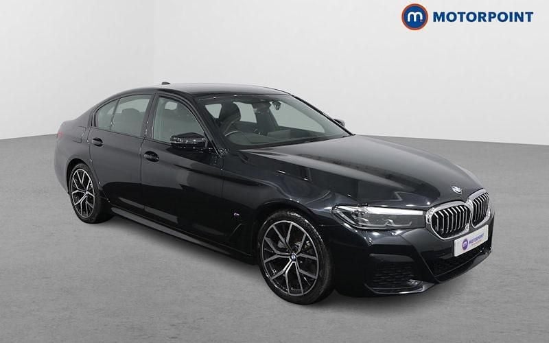 Black Used 2022 BMW 520 M Sport Sedan | £26,049 (Good price) - Image 1/4