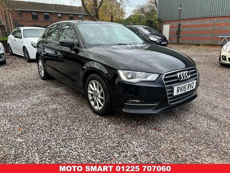 Black Used 2015 Audi A3 Sportback Sport Hatchback | £5,495 (Good price) - Image 1/4