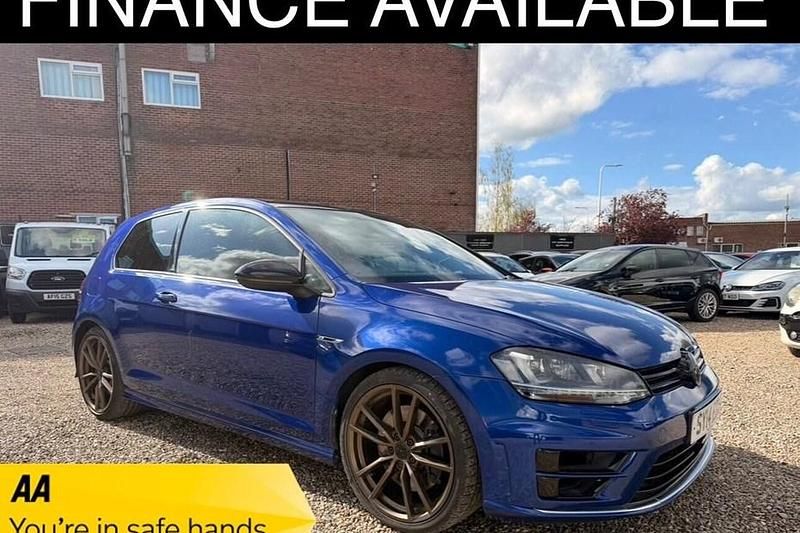 Used VW Golf VII R 2014 Blue Hatchback