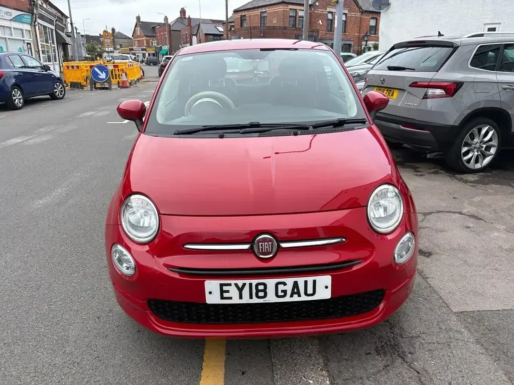 Used Fiat 500 Pop Star 69 HP (50 kW) 2018 Red Hatchback
