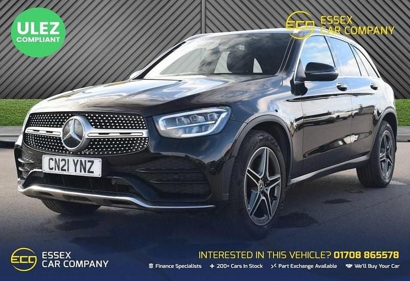 Used Mercedes GLC220 AMG line 194 HP (142 kW) 2021 Black Estate