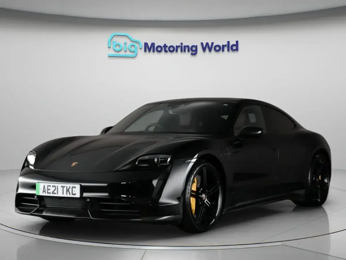 Used Porsche Taycan Turbo S 2021 Black Sedan