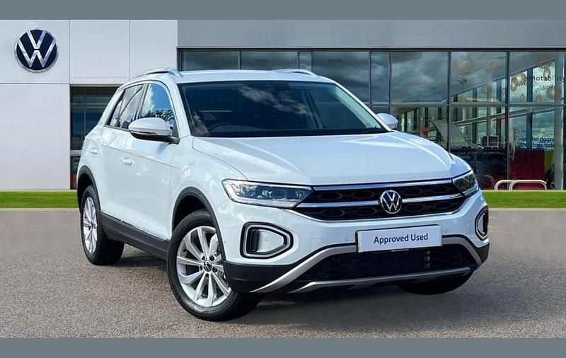 White Used 2025 VW T-Roc Style SUV | £27,999 (Expensive) - Image 1/4