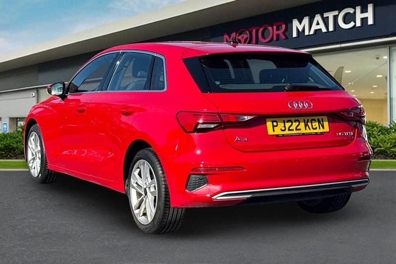 Used Audi A3 Sportback Sport 150 HP (110 kW) 2022 Red Hatchback