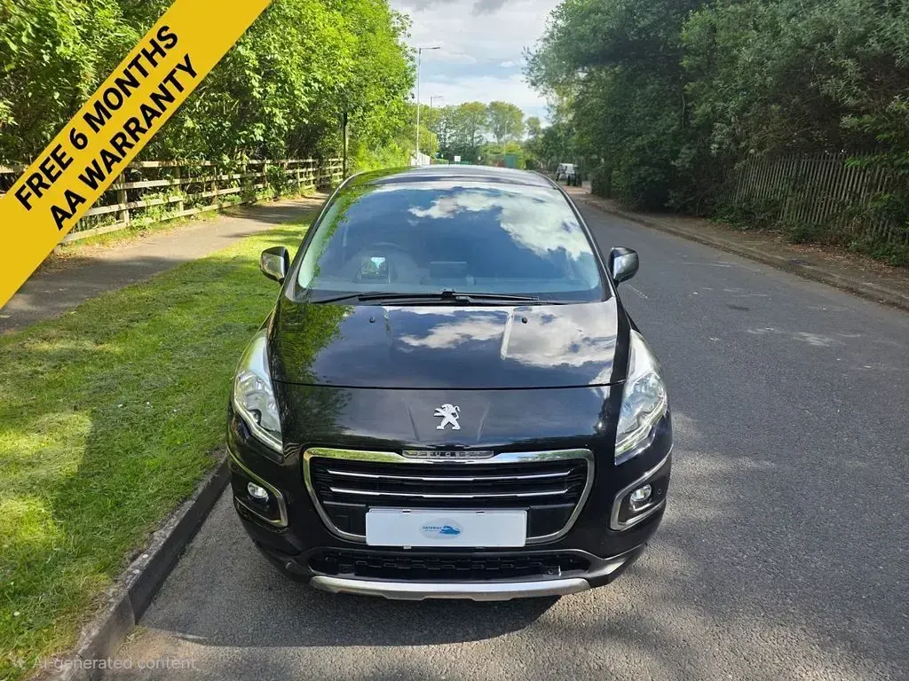 Used Peugeot 3008 Allure 120 HP (88 kW) 2016 Black SUV