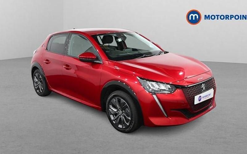 Used Peugeot e-208 Allure 100 kW (136 HP) 2021 Red Hatchback