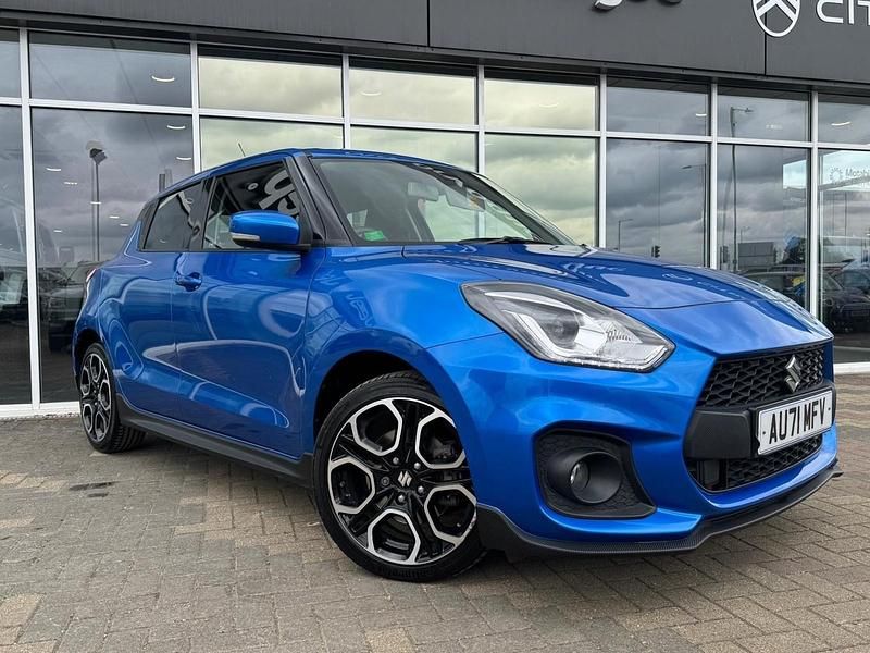 Blue Used 2021 Suzuki Swift Sport Hatchback | £13,500 (Good price) - Image 1/4