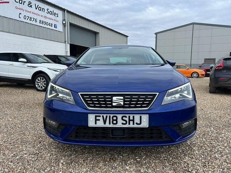 Used Seat Leon XCELLENCE 150 HP (110 kW) 2018 Blue Hatchback