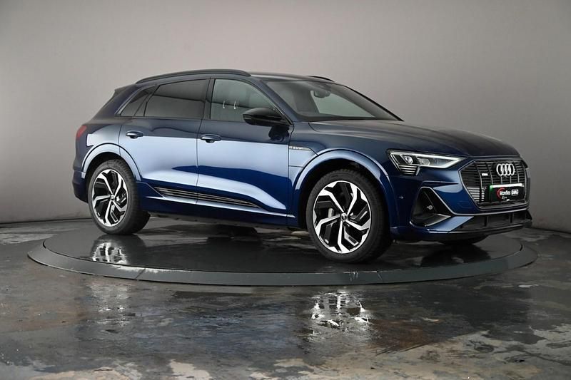 Blue Used 2022 Audi e-tron Black Edition SUV | £26,995 (Fair price) - Image 1/4