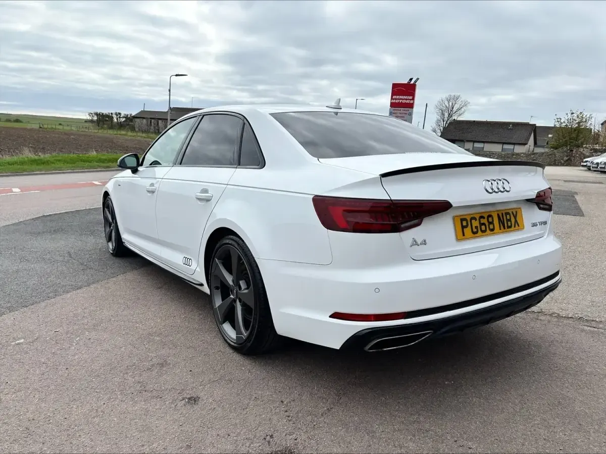 Used Audi A4 Black Edition 2019 White Sedan