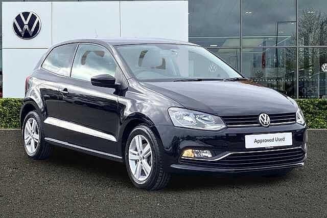 Black Used 2016 VW Polo Match Hatchback | £8,995 (Fair price) - Image 1/4