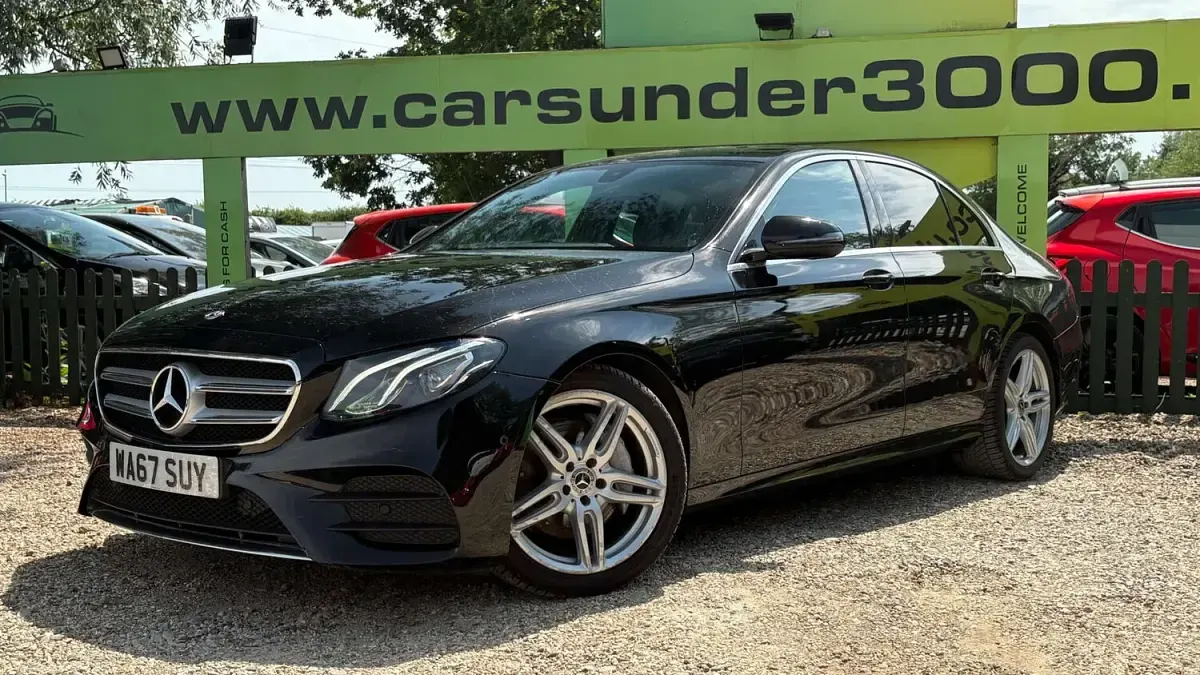 Used Mercedes E220 AMG line 194 HP (142 kW) 2017 Black Sedan