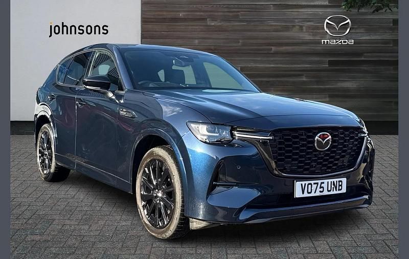 Blue New 2025 Mazda CX-60 Homura-Line SUV | £41,990 (Expensive) - Image 1/4