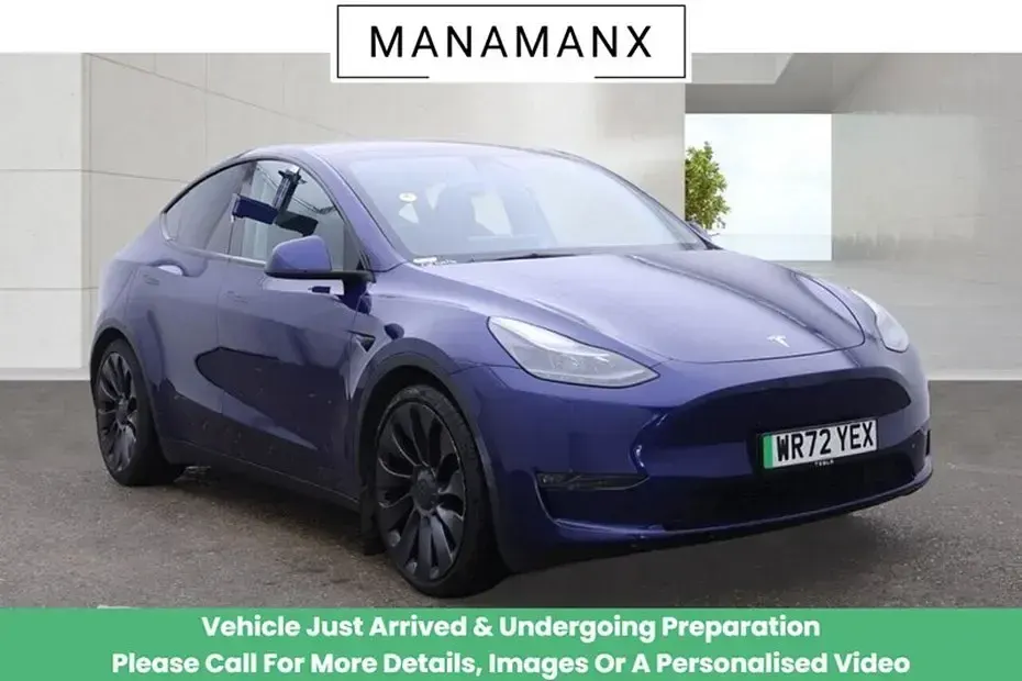 Used Tesla Model Y Performance 392 kW (534 HP) 2022 Deep blue SUV