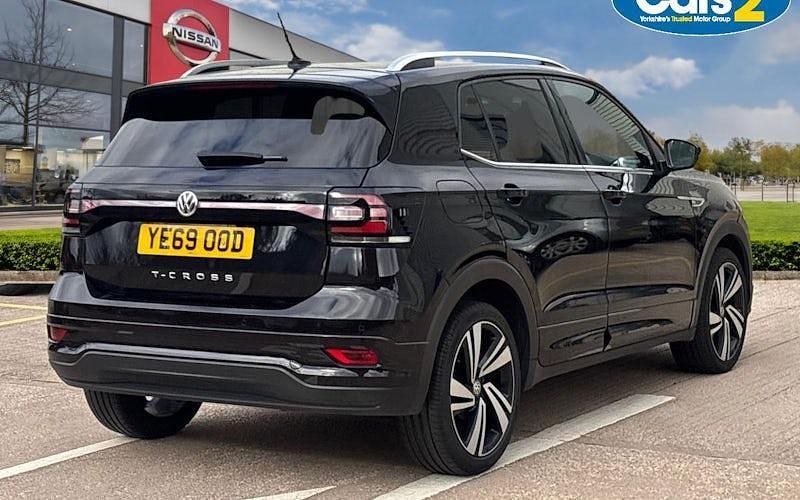 Used VW T-Cross R-line 95 HP (69 kW) 2019 Black SUV